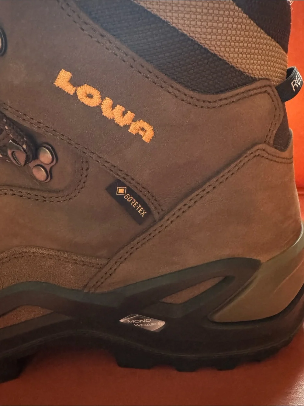 LOWA Renegade Men's Brown Gore Tex Waterproof Hiking Boots
